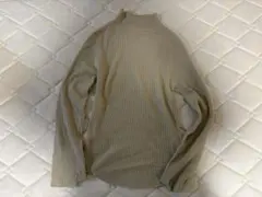 select MOCA by son フィンガーリブタートルネックニット