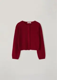 ohotoro Hidden Crop Cardigan redのサムネイル