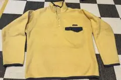 Patagonia スナップT フリース　イエロー　Sサイズ