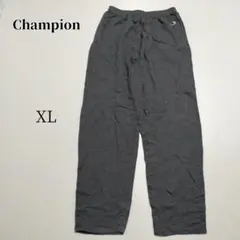 Champion　スウェットパンツ　XL　ダークグレー　ワンポイントロゴ