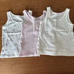 ユニクロ　肌着　メッシュ　タンクトップ　80