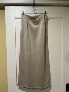 しまむら　スウェード　ナロースカート