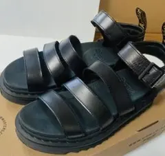 Dr. Martens ブラック ストラップサンダルのサムネイル