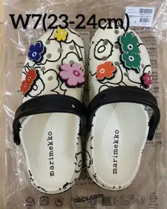 marimekko クロックス コラボ 厚底サンダル　W7 23cm 未使用