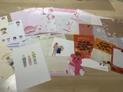 平成レトロ 便箋封筒 バラメモ セット