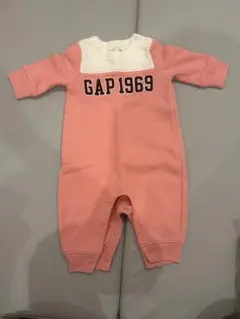 【美品】GAP 1969ピンクロンパース 0-3month