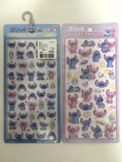 【正規品】ボンボンドロップシール　スティッチ&エンジェル　＋　ミニ　スティッチ