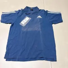 未使用訳あり　アディダス　L　ネイビー　ポロシャツ