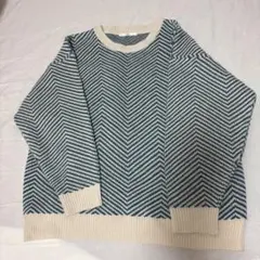 RETROGIRL 長袖ニット 水色