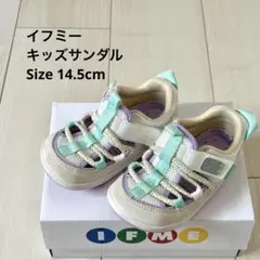 【IFME イフミー キッズサンダル グリーン 14.5cm】