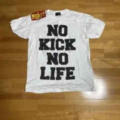 MOBSTYLES Tシャツ NO KICK NO LIFE 白 Mのサムネイル