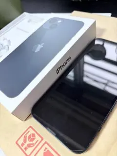 iPhone 13 ブラック128GB SIMフリー ケース付 純正電池