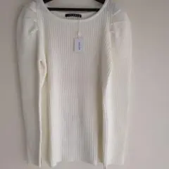 未使用3190円INGNI ホワイト ニット Mサイズこ