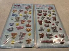 トムとジェリー 立体シール トム＆ジェリー ぷくぷくシール 2枚セット