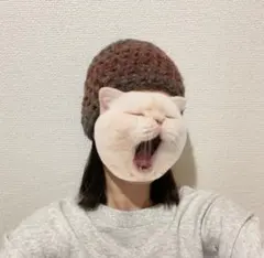 handmade ︴グラデーション ビーニー クロシェハット ニット帽