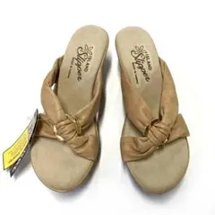 ISLAND SLIPPER ウェッジサンダル 23.5cm スリッパ ベージュのサムネイル