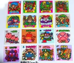 ビックリマンシール お助け、 次代、 お守り、悪魔シール16枚まとめ売り 当時物