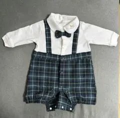 cottoli ロンパース セレモニー 70センチ チェック