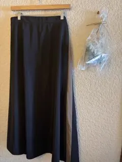 ブラック フレアスカート 3L