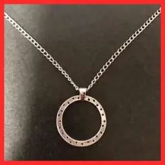 アンティークシルバーカラーのリングネックレス⭕️商品説明必読