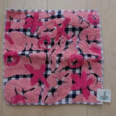 花模様 タオルハンカチ