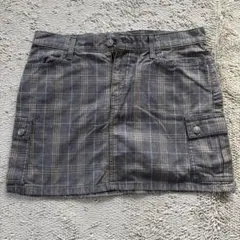 moussy チェック柄 ミニスカート