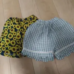 キッズ半ズボン　２点セット