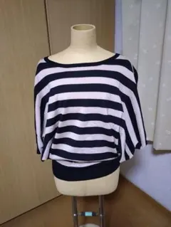 未使用☆NATURAL BEAUTY BASICボーダーニット