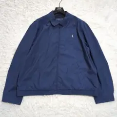 未使用級 希少サイズ XXL ポロラルフローレン スイングトップ ネイビー