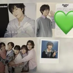 SnowMan 阿部亮平　カレンダー3枚 インスタント風フォトカード