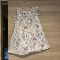 プティマイン 花柄ワンピース 90センチ