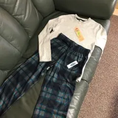 長ズボン　暖パン　長袖　Tシャツ　130 まとめ売り　オーガニックコットン