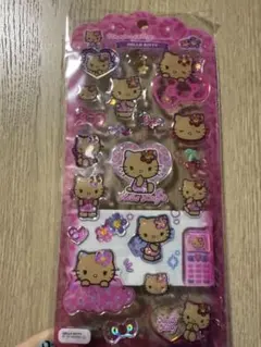 日焼けキティ　ドロップジェリーシール