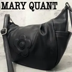MARY QUANT マリークワント ショルダー バッグ デイジー ハーフムーン
