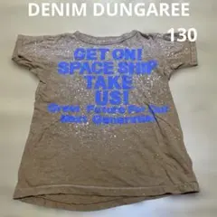 DENIM DUNGAREE Tシャツ　130
