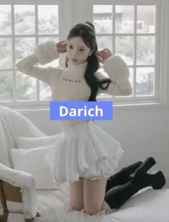 最終価格Darichダーリッチ　ボリュームバルーンミニスカート ホワイトF Lのサムネイル