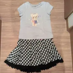 any FAM Tシャツ mezzo piano スカート セット 140