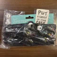 値下げ！新品未使用　ZIPSTERS ジッパーポーチ 黒/多色