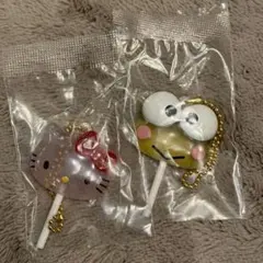 サンリオ けろけろけろっぴ キティ カラフルキャンディチャーム ガチャガチャ