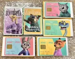 ズートピア 雑誌風ステッカー クレジットカード風ステッカー ニック ジュディ