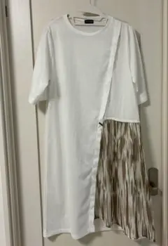 アシンメトリー ワンピース 半袖