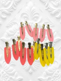 【新品、未使用】前髪クリップ15個 跡がつかない ヘアクリップ 前髪クリップ