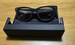 FIXER ブラックパンサー サングラス メンズ マットブラック×ライトグレー ISAMU KATAYAMA BACKLASH - xx FIXER EYEWEAR BLACK PANTHER (BLACK