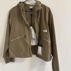 ノースフェイス ショートコンパクトジャケット　レディース　クラッシックカーキL