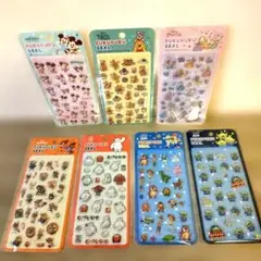 ゆ*ら様 ディズニー ぷくぷくシール 7種類 大量 正規品 ライセンス ズートピ