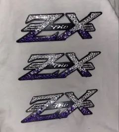 ライブディオZXエンブレム クリスタルストーン 紫 - メルカリ