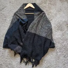 株式会社オーブ　大判ストール ストール　大判マフラー マフラー　フリンジ