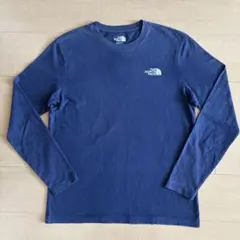 韓国THE NORTH FACE ネイビー長袖 TシャツメンズMのサムネイル