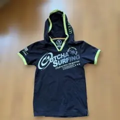 GOTCHA SURFING フード付き 半袖 Tシャツ ブラックのサムネイル