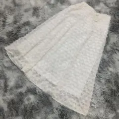 MISCH MASCH ミッシュマッシュ ジャガードフレアスカート M